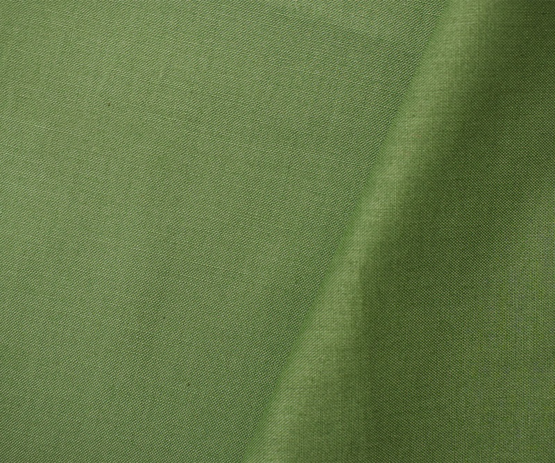 Green Cotton Solid Quality Quilting Woven Fabric