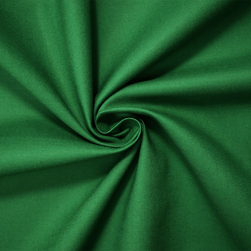 Green Cotton Solid Quality Quilting Woven Fabric