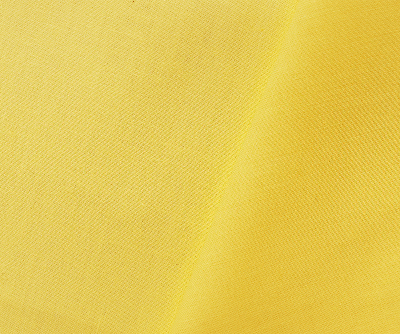 Yellow Cotton Solid Quality Quilting Woven Fabric