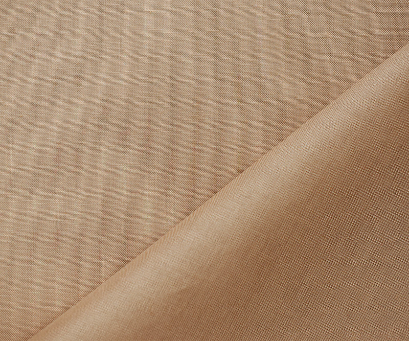 Tan Beige Cotton Solid Quality Quilting Woven Fabric