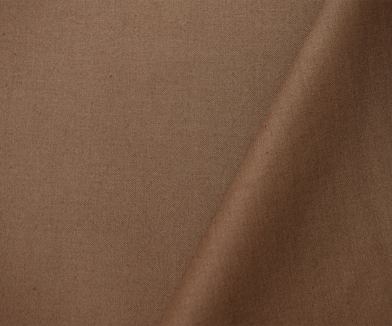 Medium Brown Cotton Solid Quality Quilting Woven Fabric