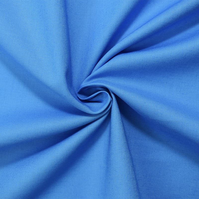 Blue Cotton Solid Quality Quilting Woven 10 YD Bolt Fabric