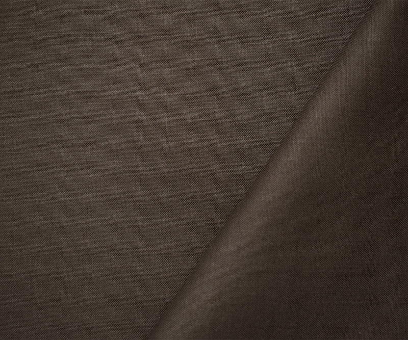 Deep Brown Cotton Solid Quality Quilting Woven Fabric