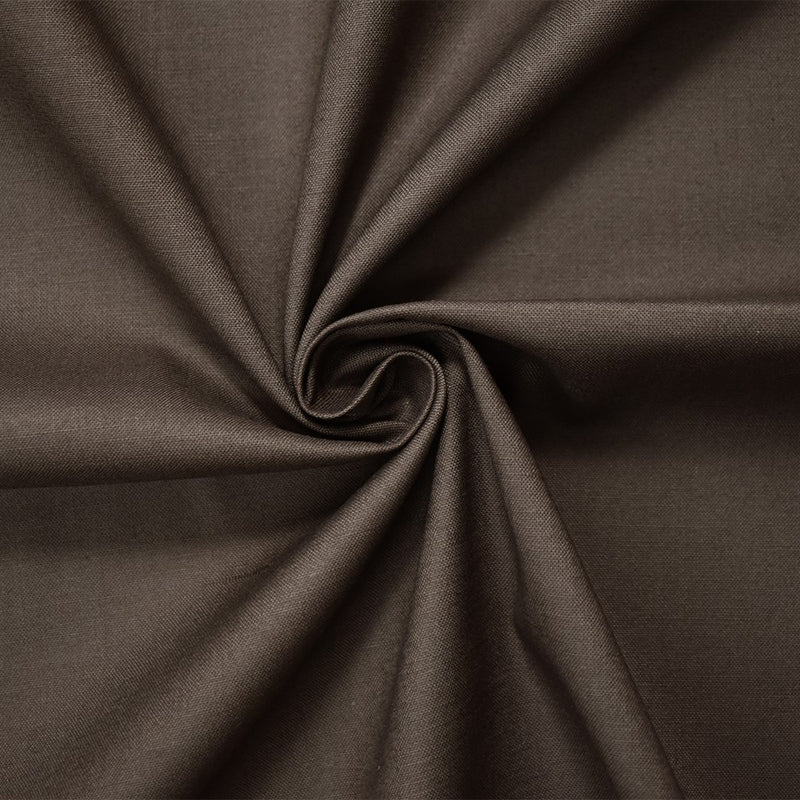 Deep Brown Cotton Solid Quality Quilting Woven Fabric