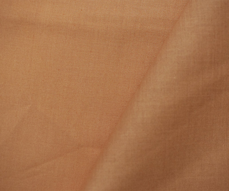 Deep Beige Cotton Solid Quality Quilting Woven Fabric