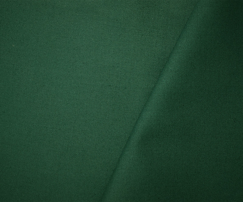 Green Cotton Solid Quality Quilting Woven Fabric