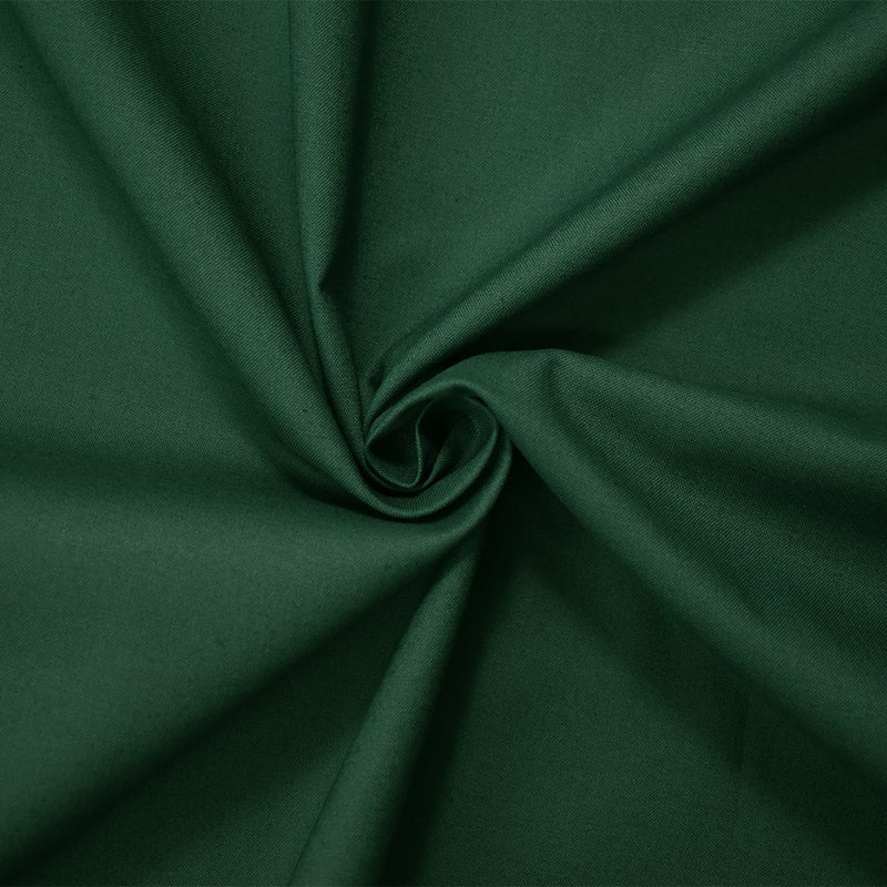 Green Cotton Solid Quality Quilting Woven Fabric