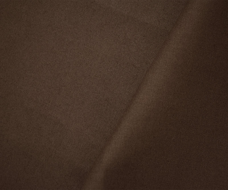 Brown Cotton Solid Quality Quilting Woven Fabric