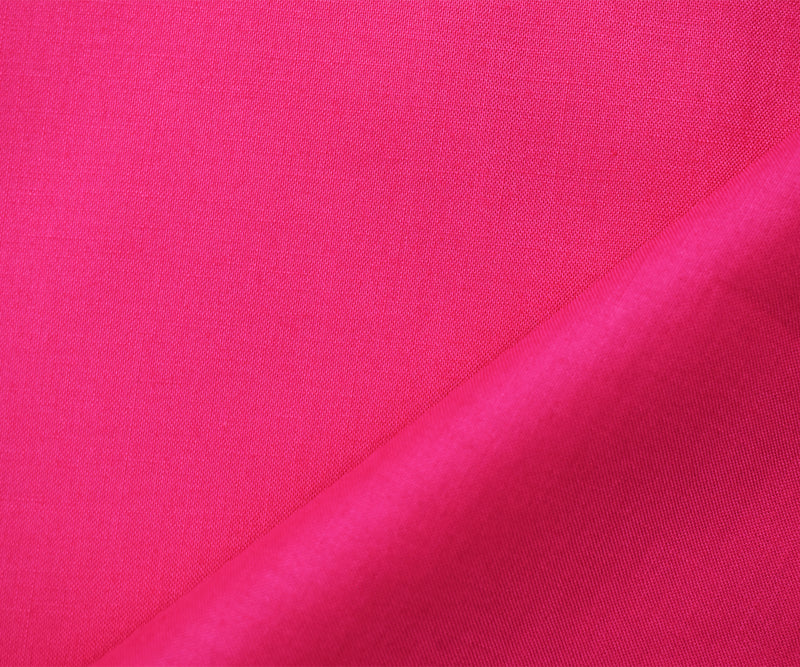 Bright Pink Cotton Solid Quality Quilting Woven Fabric