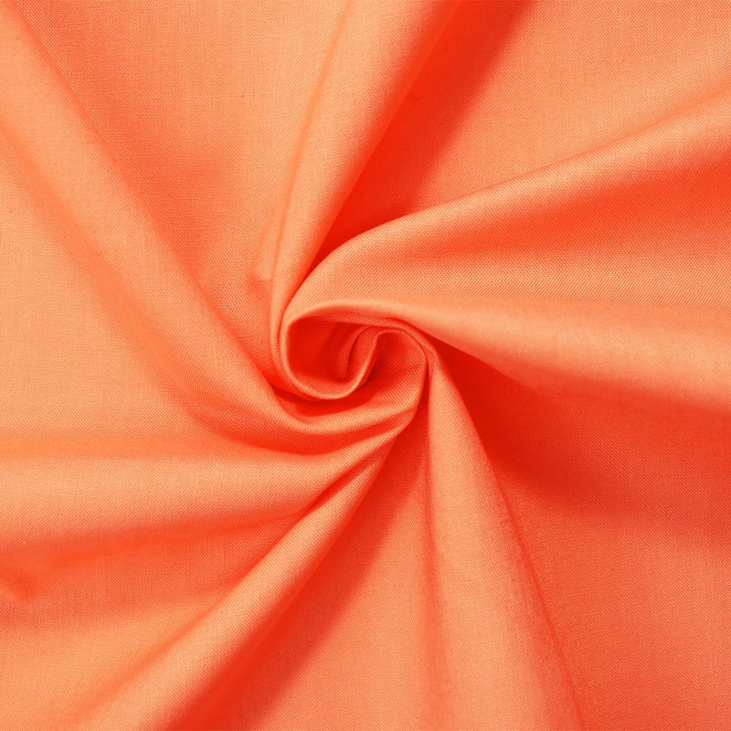 Peach Pink Cotton Solid Quality Quilting Woven Fabric