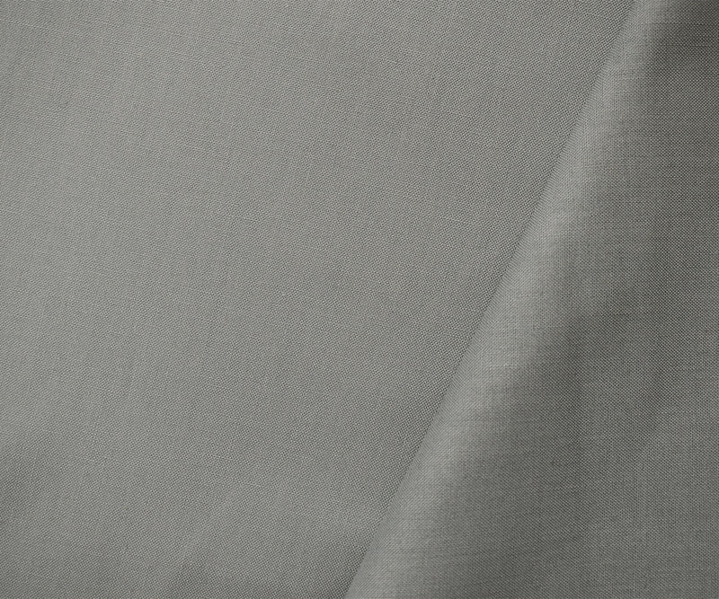 Gray Cotton Solid Quality Quilting Woven Fabric