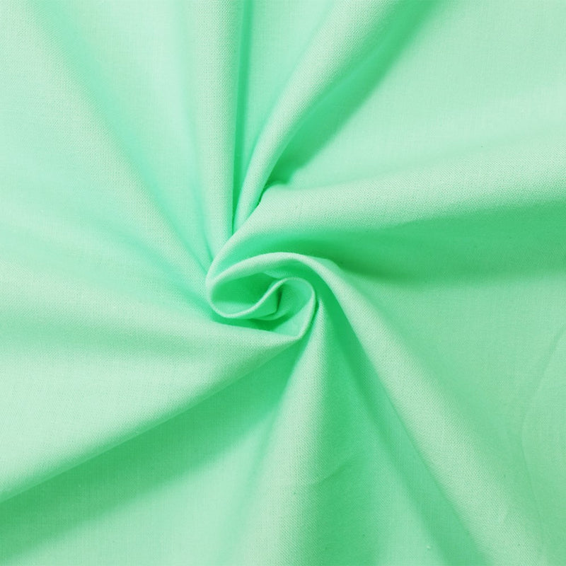 Pastel Light Green Cotton Solid Quality Quilting Woven Fabric