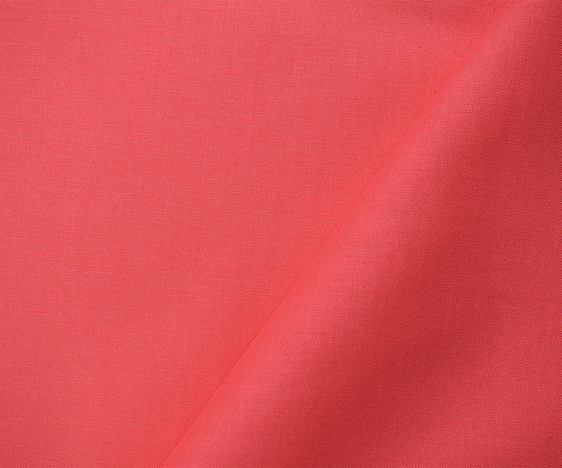 Coral Pink Cotton Solid Quality Quilting Woven Fabric