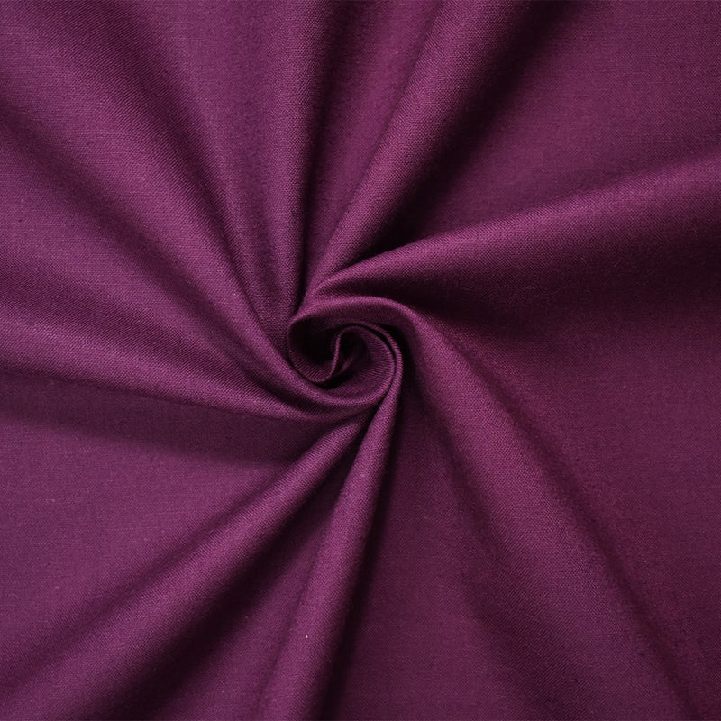 Purple Cotton Solid Quality Quilting Woven Fabric