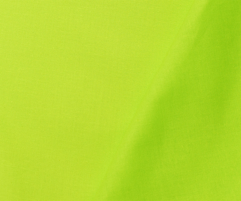 Neon Green Cotton Solid Quality Quilting Woven Fabric