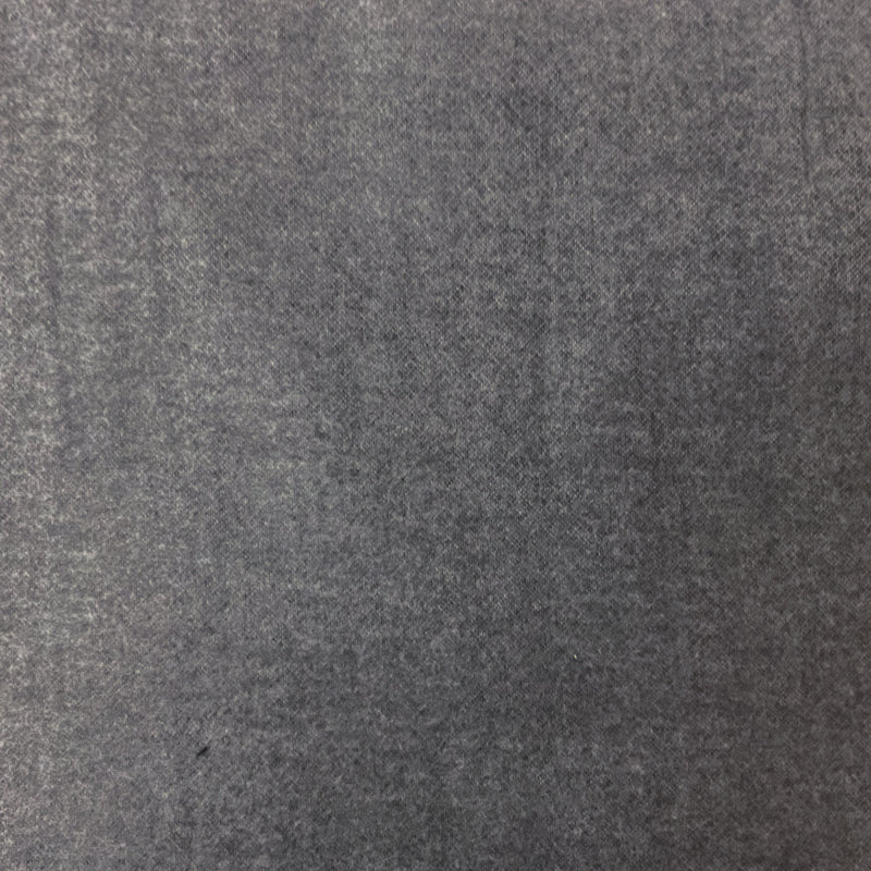 6 1/2 YD PC- Black Seawool Melton Remnant Fabric
