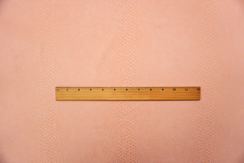 Pink Famous Maker Nylon Reptile Jacquard Double Knit Fabric