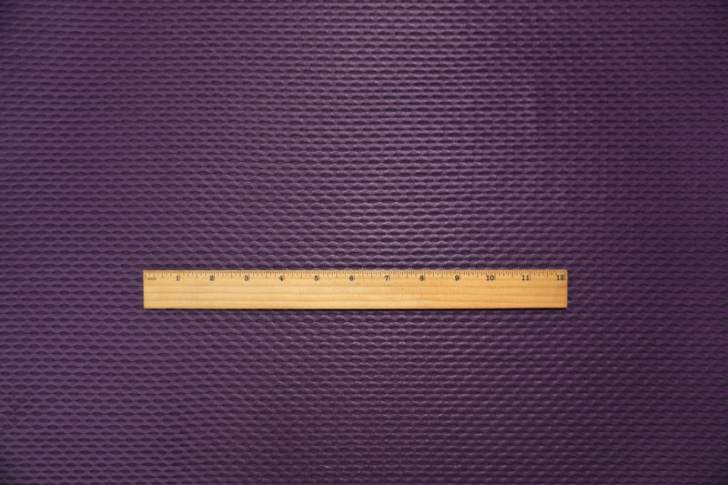 Dark Purple Famous Maker Nylon Spandex 3D Mesh Knit Yoga Fabric