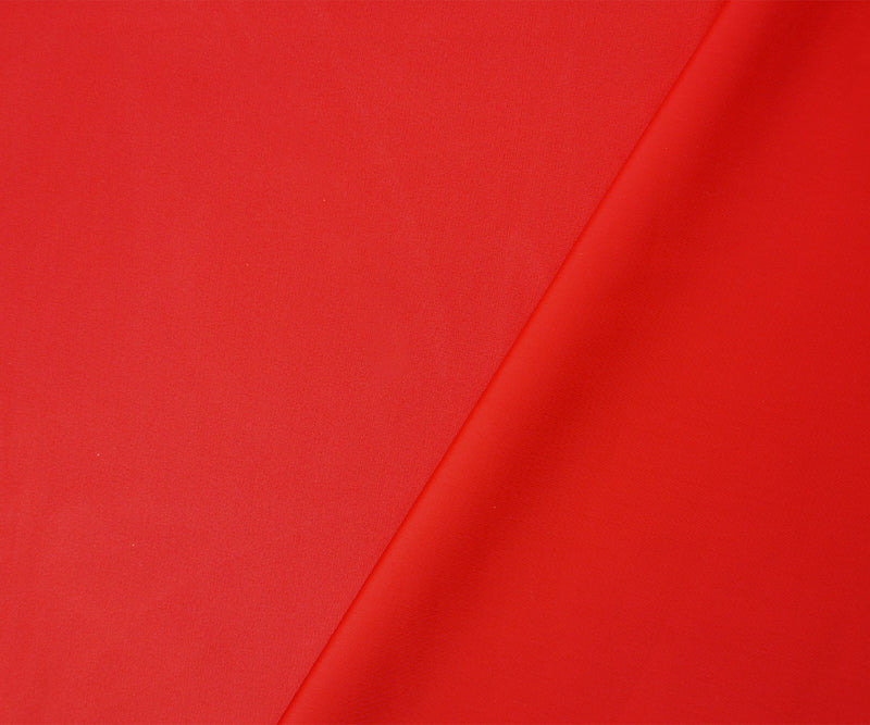 Red Famous Maker Nylon Spandex Solid Tricot Knit Yoga Fabric