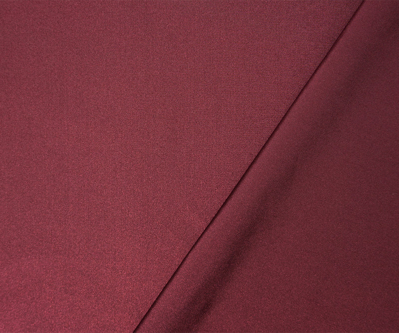 Red Famous Maker Nylon Solid Satin Tricot Knit Yoga Fabric
