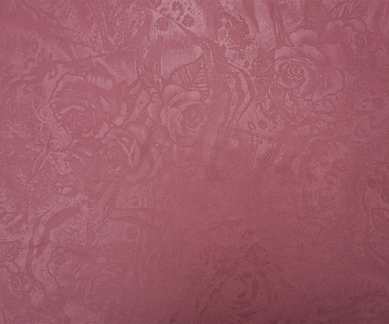 Pink Famous Maker Nylon Spandex Floral Tricot Knit Yoga Fabric