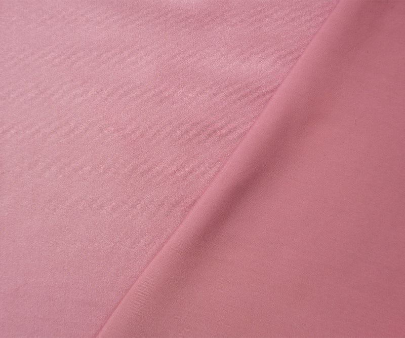 Pink Famous Maker Nylon Solid Satin Tricot Knit Yoga Fabric
