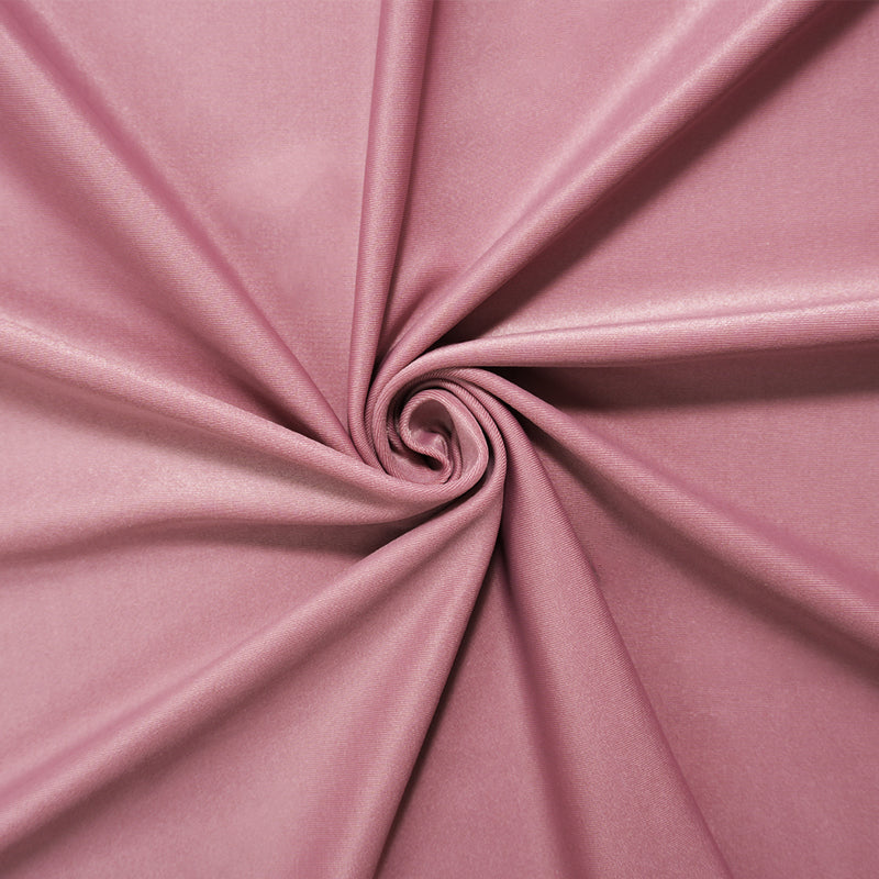 Pink Famous Maker Nylon Solid Satin Tricot Knit Yoga Fabric