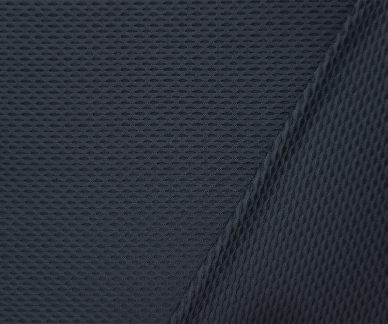 Deep Gray Famous Maker Nylon Spandex 3D Mesh Knit Yoga Fabric