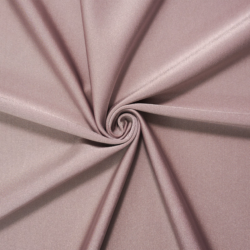 Mauve Famous Maker Nylon Solid Satin Tricot Knit Yoga Fabric