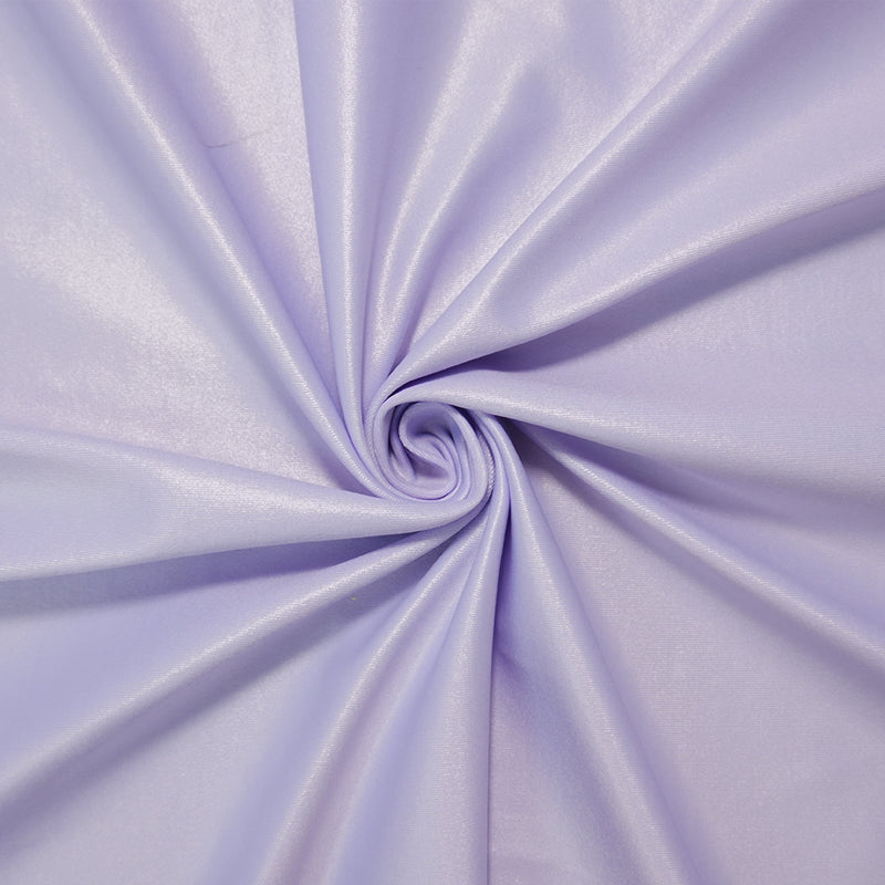 Purple Famous Maker Nylon Solid Satin Tricot Knit Yoga Fabric