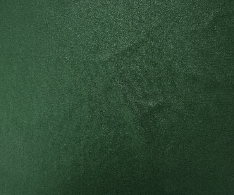 Deep Green Famous Maker Nylon Solid Satin Tricot Knit Yoga Fabric