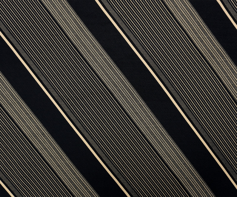 Black Famous Maker Nylon Spandex Stripe Jacquard Double Knit Fabric