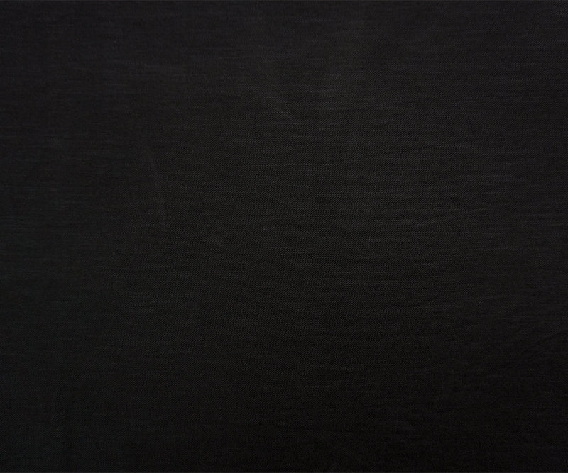 Black Cotton Spandex Twill Knit Knit Fabric
