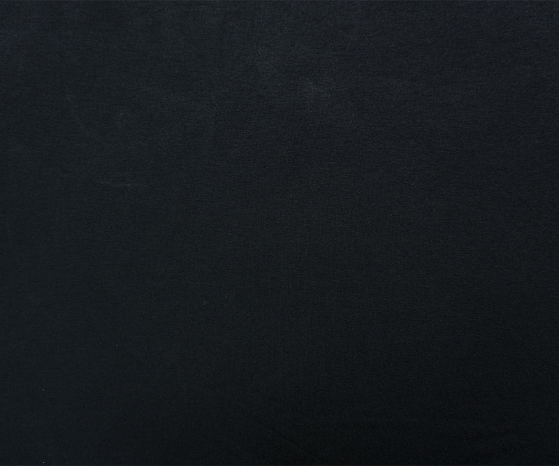 Black Famous Maker Rayon Spandex Solid Jersey Knit Fabric
