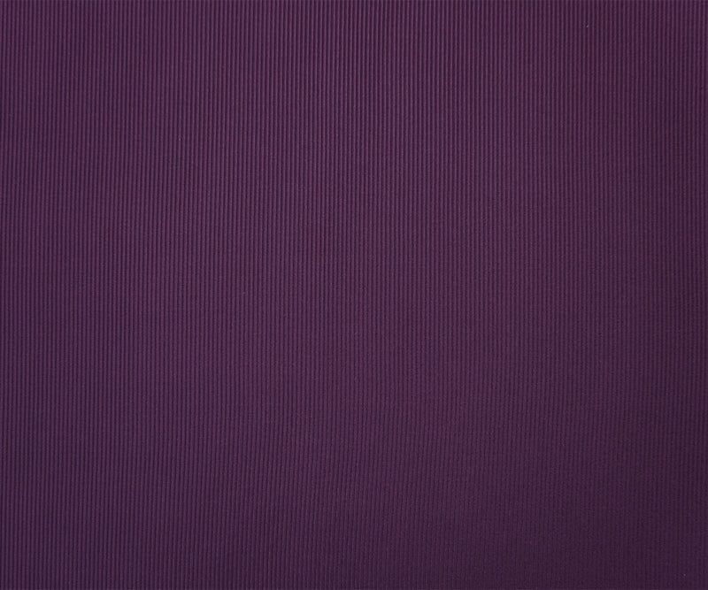 Purple Famous Maker Nylon Spandex Solid Rib Knit Fabric