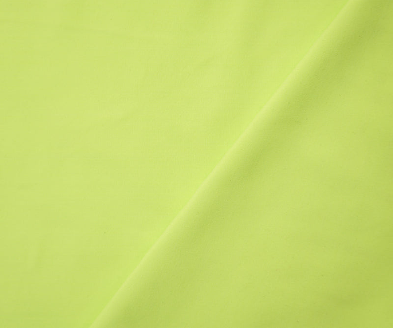Lime Green Famous Maker Nylon Solid Tricot Knit Yoga Fabric