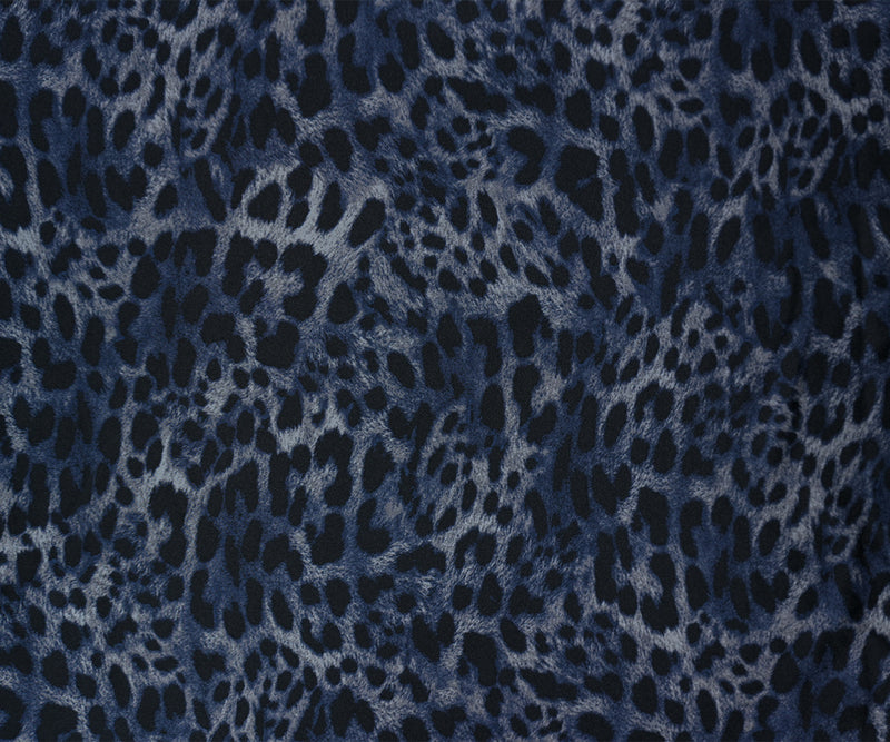 Blue Famous Maker Nylon Spandex Cheetah Tricot Knit Fabric