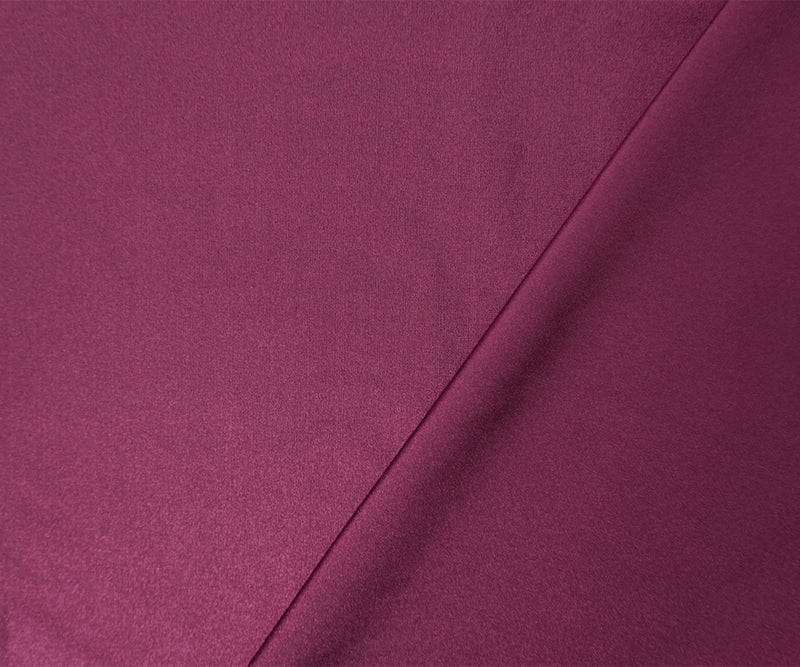 Magenta Famous Maker Nylon Solid Satin Tricot Knit Yoga Fabric