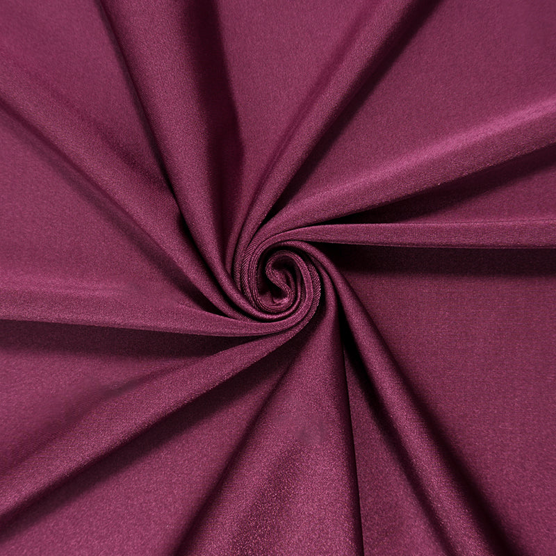 Magenta Famous Maker Nylon Solid Satin Tricot Knit Yoga Fabric