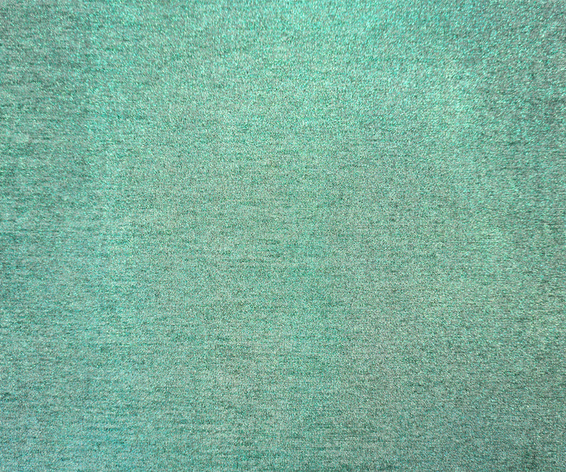 Iridescent Teal Famous Maker Poly Foil Print Jersey Knit Fabric