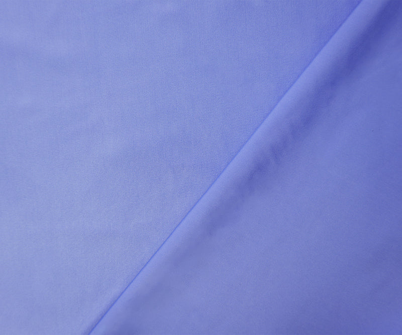 Blue Famous Maker Nylon Solid Satin Tricot Knit Yoga Fabric