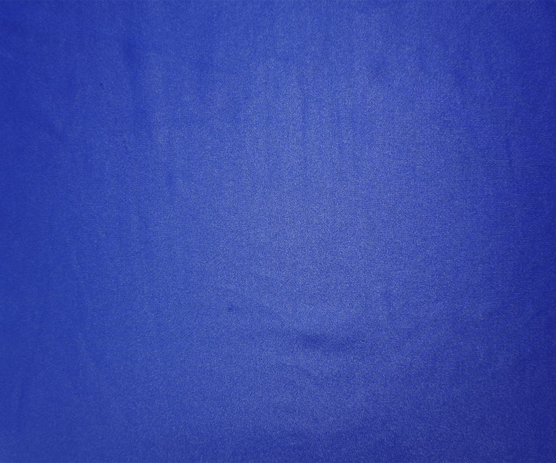 Blue Famous Maker Nylon Solid Satin Tricot Knit Yoga Fabric