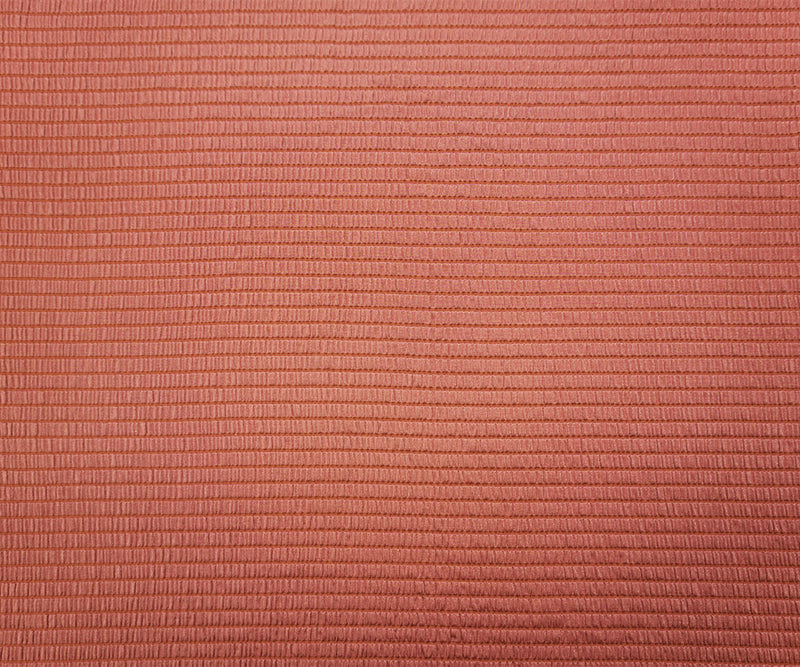 Deep Coral Famous Maker Nylon Spandex Crinkle Stripe Knit Fabric
