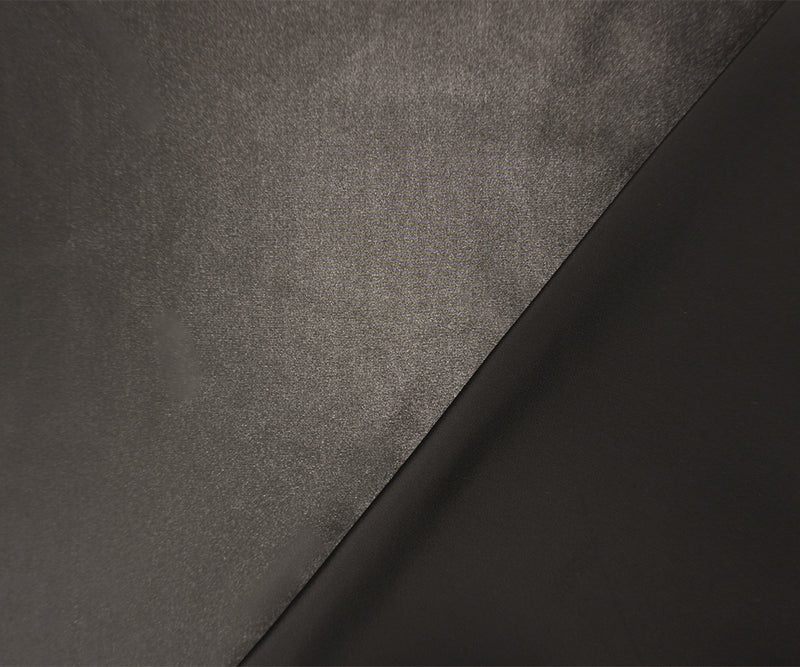 Deep Brown Famous Maker Nylon Solid Satin Tricot Knit Yoga Fabric
