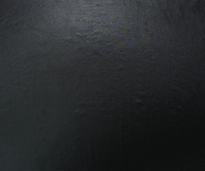 Black Famous Maker Poly Spandex Solid Satin Double Knit Fabric