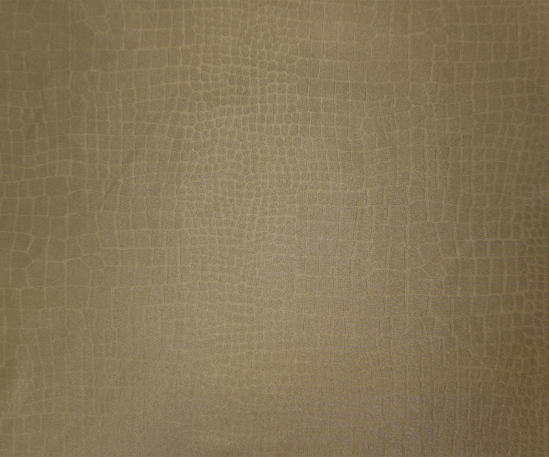 Olive Brown Famous Maker Nylon Reptile Satin Tricot Knit Fabric