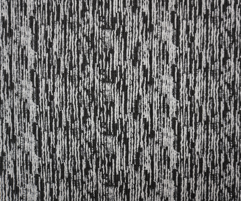 White Famous Maker Nylon Texture Jacquard Double Knit Fabric