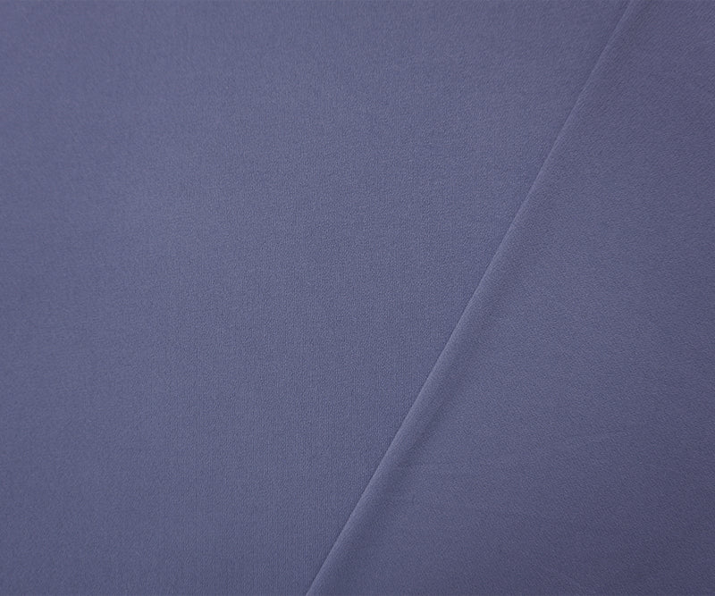 Blue Famous Maker Nylon Spandex Solid Crepon Yoga Knit Fabric