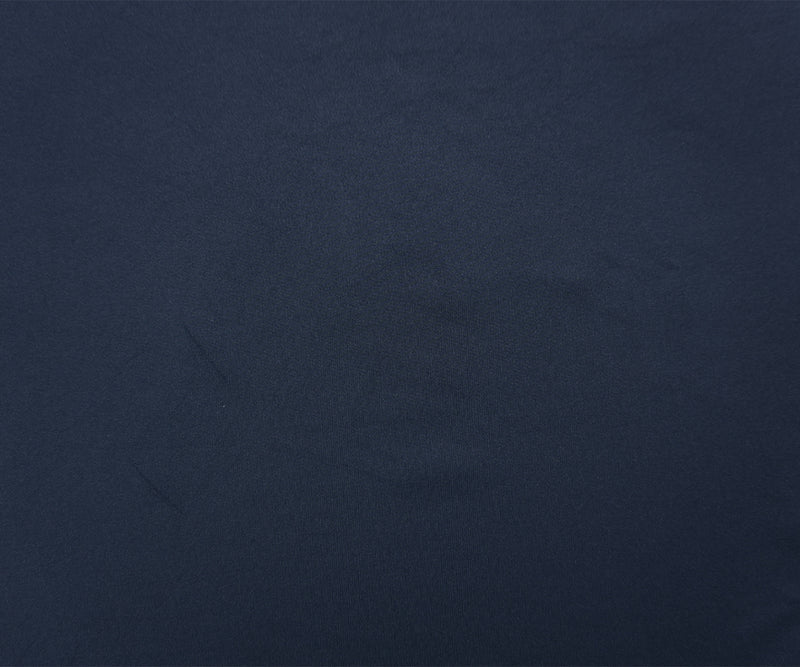 Dark Navy Famous Maker Nylon Solid Tricot Knit Yoga Fabric