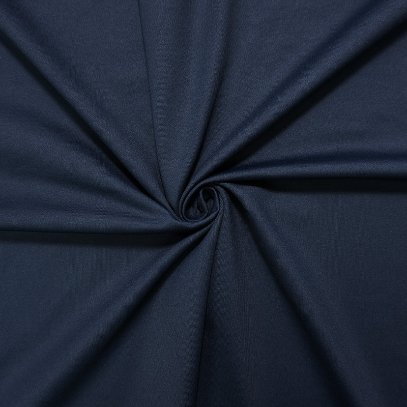 Dark Navy Famous Maker Nylon Solid Tricot Knit Yoga Fabric